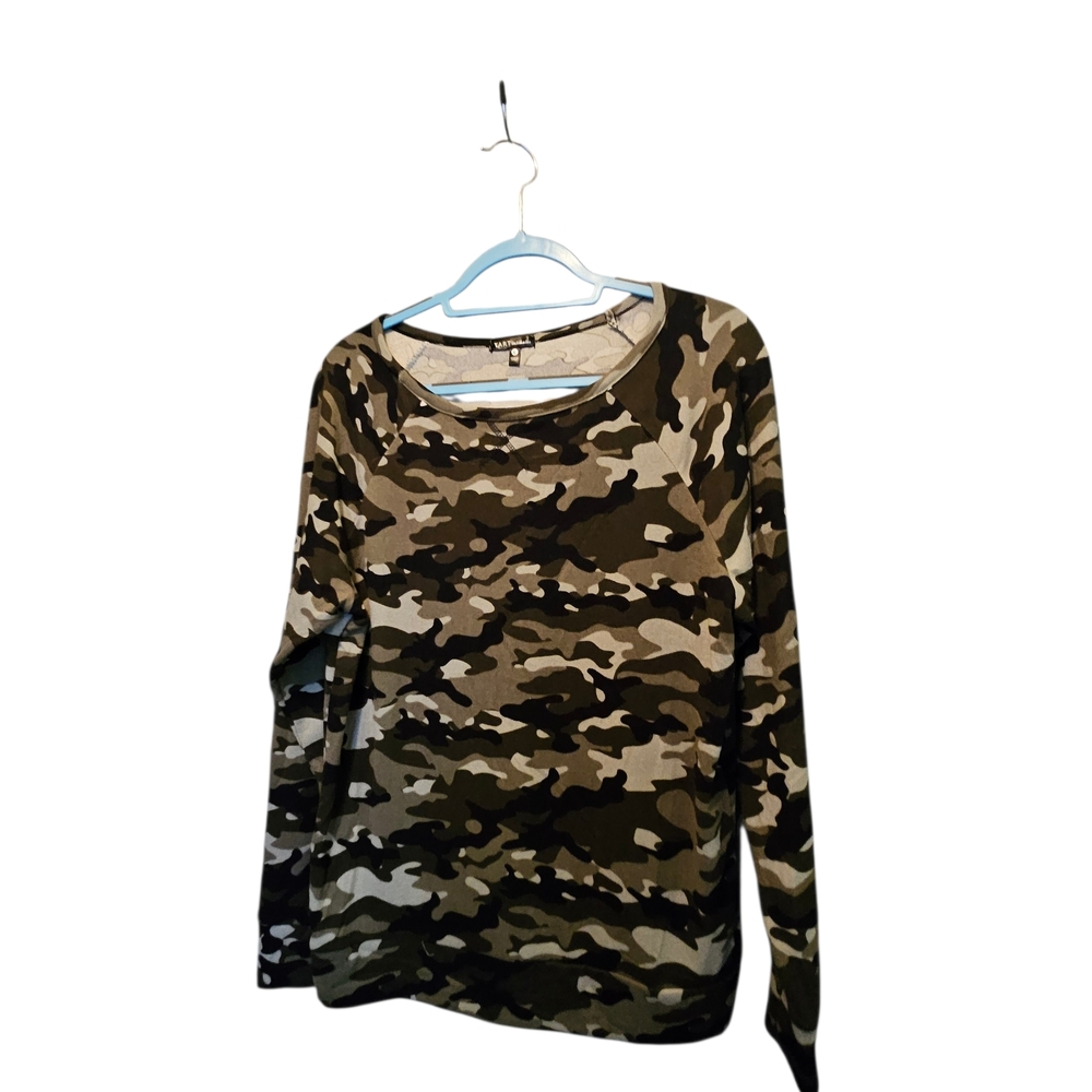 Tart Intimates Camo Pajama Set Large Camouflage Lounge Sleepwear Shorts ws51